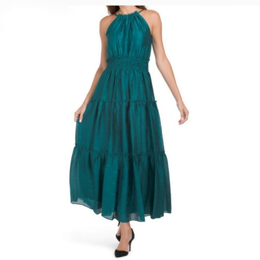 NWOT Taylor Halter Dress
